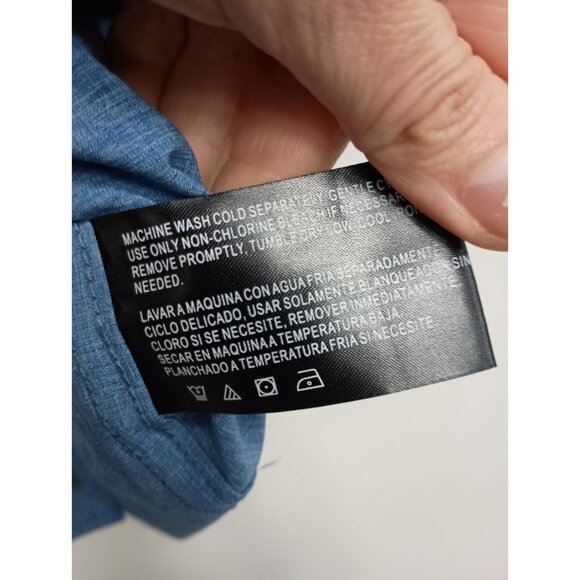 Zeroxposur Travel Series Mens Shirt XL Blue UPF 30+ Lightweight Short Sleeve NWT - Picture 6 of 9